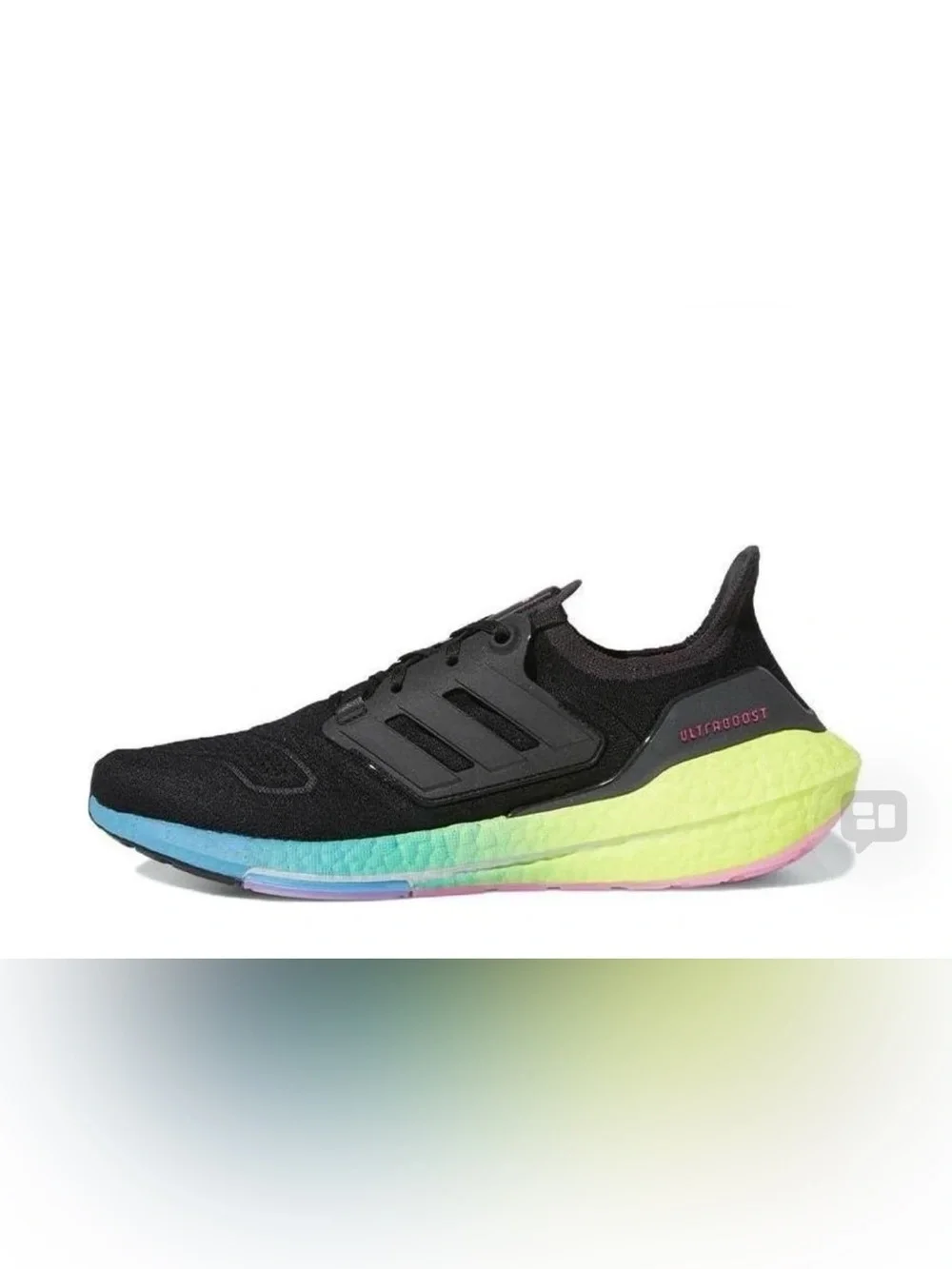 Size 14 - adidas UltraBoost 22 Black Multi Gradient GV8829